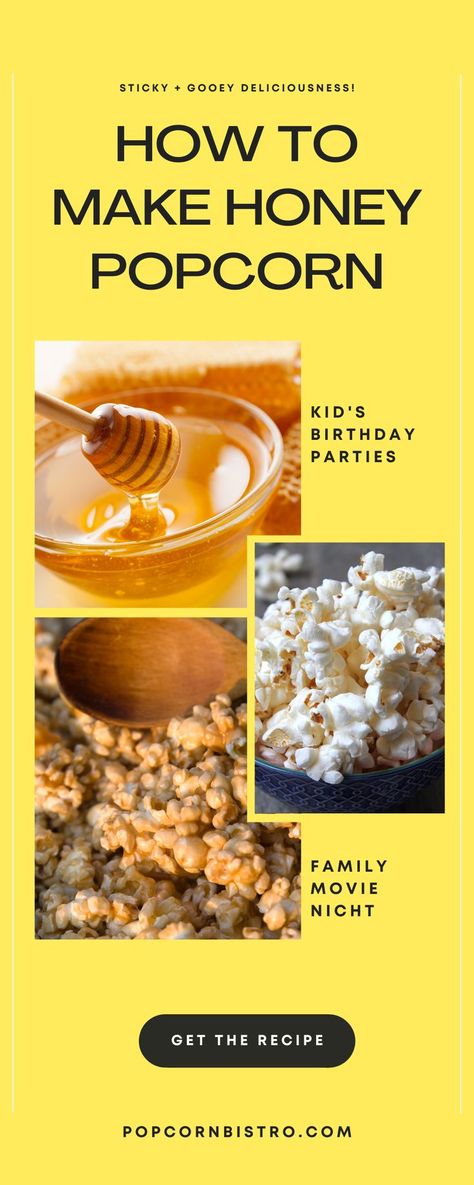 Despite being known for its traditional sweet and salted varieties, popcorn can also be seasoned with a variety of different flavors – whether that be chocolate, oreo or cinnamon. But how do you make honey popcorn? Well, that’s what we’re here to show you. In the article below, we have outlined everything you need to know about making honey popcorn, from the ingredients to the method. 

So if you want to make your own homemade honey popcorn, this article has everything you need to get started… Honey Butter Popcorn, Honey Popcorn Recipes, Popcorn Seasonings Homemade, How To Make Sweet Popcorn, Microwave Caramel Popcorn, Oreo Popcorn, Popcorn Recipes Chocolate, Popcorn Recipes Sweet, Cinnamon Popcorn