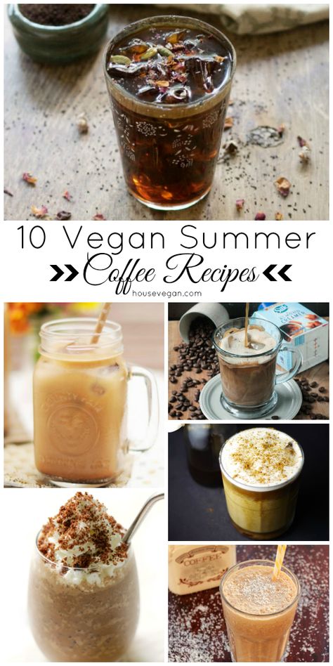 Coffe! Coffee! Coffee! via @hannahteson Vegan Frappuccino Recipe, Vegan Coffee Recipes, Vegan Frappuccino, Frappuccino Recipes, Coffee Recipe Healthy, Dairy Free Coffee, Cold Brew Recipe, Vegan Coffee, Frappuccino Recipe