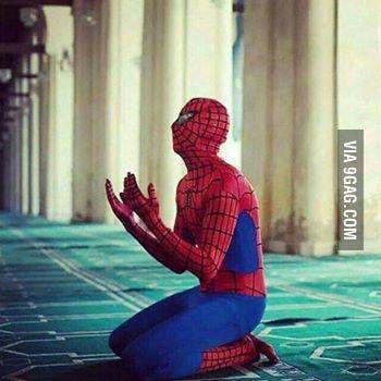 Spiderman converted to Islam - 9GAG Spiderman