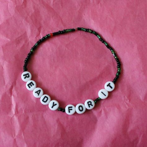 ✫ Handmade Taylor Swift "Ready for It (reputation)"... - Depop Eras Tour, Beaded Bracelet, Friendship Bracelets, Taylor Swift, Swift, Beaded Bracelets, Bracelet, Quick Saves