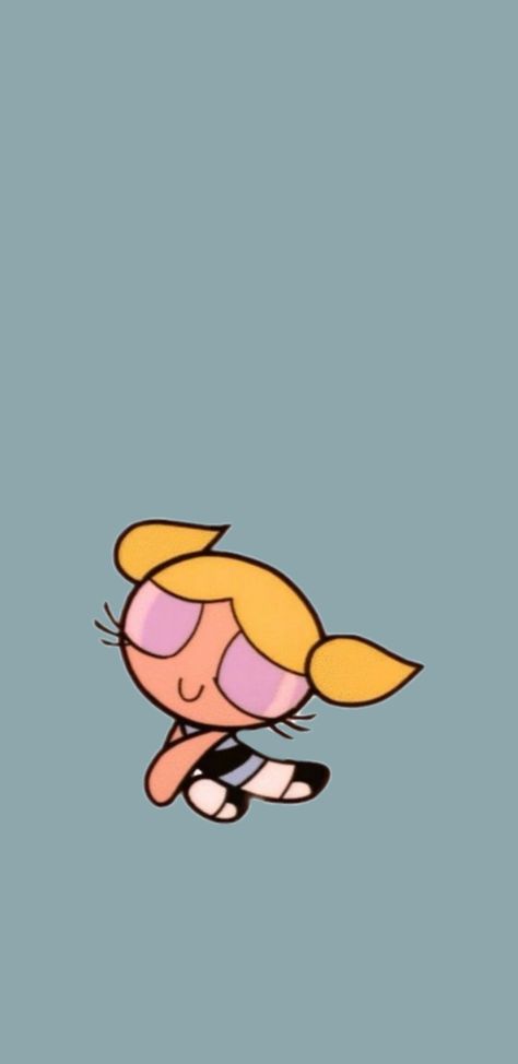 Bubbles Painting Powerpuff, Bubbles Powerpuff Canvas Painting, Powerpuff Girls Aesthetic Bubbles, Powerpuff Wallpaper Iphone, Bubbles Tattoo Powerpuff, Bubbles Powerpuff Tattoo, Bubbles Powerpuff Girls Aesthetic, Powerpuff Girls Names, Ppg Bubbles