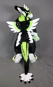 Dutch Angel Dragon Fursuit, Angel Dragon Fursuit, Dragon Paper Puppet, Dino Mask Fursuit, Dino Mask Designs, Dragon Angel, Dutch Angel Dragon, Dragon Fursuit, Dino Mask Ideas