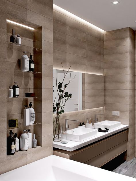 Futuristic Bathroom, Drømme Bad, Makeover Kamar Mandi, Bilik Air, Small Bathroom Makeover, Bathroom Design Decor, Bathroom Design Luxury, Bad Design, Interior Modern