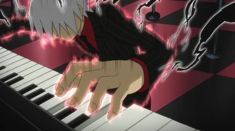 Soul Eater- Soul Evans playing the piano in the Black Room Piano Images, Soul Eater Soul, Soul Eater Evans, Soul X Maka, Student Dashboard, Soul Eater Manga, Soul And Maka, Princess Jellyfish, Playing The Piano