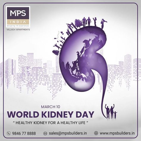 On the occasion of World Kidney Day, let us promise ourselves that we will be more careful and concerned about our kidneys as they are very important. #MPSBuilders #WorldKidneyDay #WorldKidneyDay2022 #KidneyDay #KidneyHealthforAll World Kidney Day, Kidney Donor, Garlic Benefits, Donate Life, Healthy Kidneys, Kidney Diet, World Days, Happy Rakshabandhan, Kidney Health