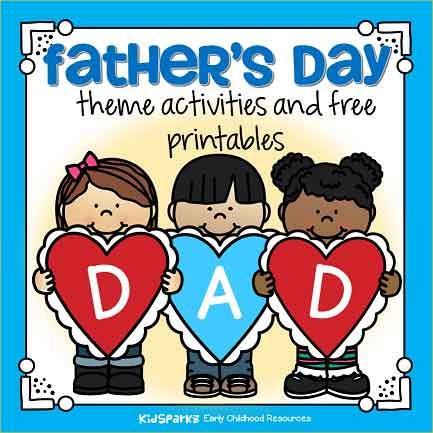 Father's Day theme activities and printables for preschool and kindergarten - KIDSPARKZ Fathers Day Preschool Activities, Fathers Day Theme, Fathers In The Bible, Fish Alphabet, June Ideas, Preschool Theme Activities, Father's Day Games, Preschool Math Games, Literacy Activities Preschool