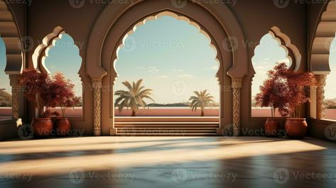 AI generated podium background in Ramadan holiday minimalism style . oriental arabic design with shades of pastel colors. Vfx Background, Podium Background, Arabic House, Shades Of Pastel, Minimalism Style, Islamic Background, Arabic Design, Minimal Fashion, Pastel Colors