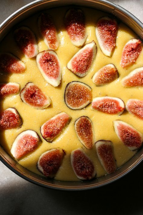 Fig Almond Cake with Honey – Fig & Olive Platter Fig Almond Cake, Fig Dinner Recipes, Fig Pastry, Fig Dessert Recipes, Fig Cake Recipe, Olive Platter, Fig Dessert, Fig Season, Fig Cookies