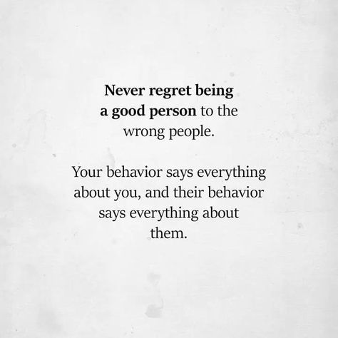 sapiosexuals on Instagram: “Never regret being a good person!” Life Reflection Quotes, Being A Good Person, Money Inspiration, A Good Person, Heart Warming Quotes, Reflection Quotes, Good Person, Never Regret, Words Worth