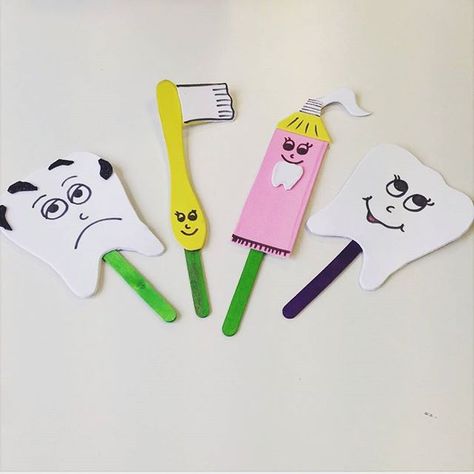 tooth puppet  |   Crafts and Worksheets for Preschool,Toddler and Kindergarten Dental Health Preschool Crafts, Dental Health Crafts, Dental Health Preschool, Dental Health Activities, Kesehatan Gigi, Sikat Gigi, Worksheets For Preschool, Health Activities, Puppet Crafts