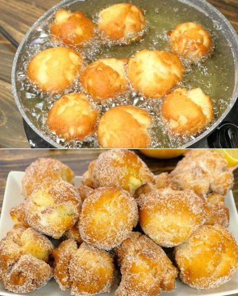 Donut Balls Recipe, Donut Balls, Apple Donut, Apple Doughnut, Easy Chicken Tetrazzini, Apple Donuts, Grandma Cooking, Easy Baked Chicken, Pancakes Ingredients