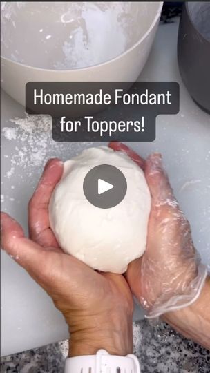 22K views · 1.3K reactions | Homemade Marshmallow Fondant is so much better tasting than most store brands (am I right?) 

Recipe:

16oz marshmallows (use a quality brand) 
1/2 cup crisco plus more to grease the bowl
4 TBL water 
2 pound bag powdered sugar 

Easy!

I halved the recipe in this video. 

You CAN mix store bought fondant in with it to make it a little more stretchy for covering cakes etc. but it works great by itself for toppers.

Any questions about this homemade fondant? 

Happy Pucking! 

#bentycakes #cakepucks #marshmallowfondant | The Original CakePuck! | Mellowdy · Golden How To Make Marshmallow Fondant, How To Work With Fondant, Homemade Fondant Recipe, Homemade Fondant Recipes, Homemade Marshmallow Fondant, Butter Recipes Homemade, Homemade Fondant, Homemade Marshmallow, How To Make Marshmallows