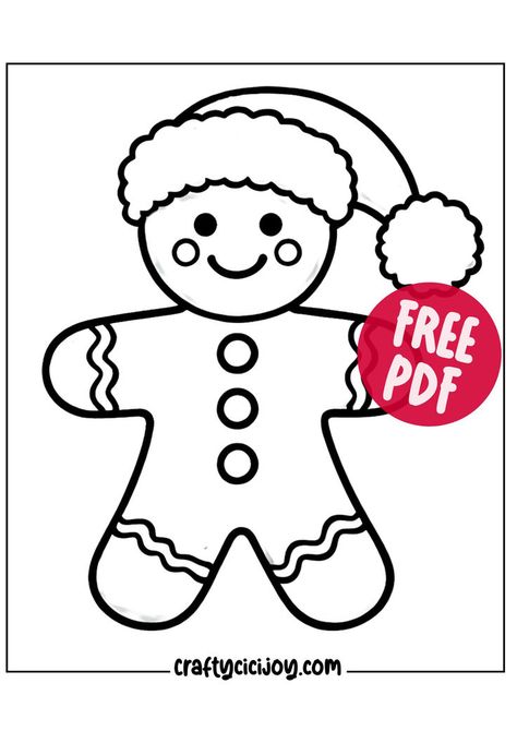 Celebrate Christmas with Gingerbread Man coloring pages! 🍪 This free printable PDF is filled with fun, holiday-themed gingerbread designs that make for a cozy coloring activity. Perfect for kids, adults, and anyone who loves Christmas cheer. Download now and start coloring! 🎄📄 Free Gingerbread Man Printables, Christmas Gingerbread Drawing, Gingerbread Coloring Pages Free, Christmas Printouts Free Printables, Gingerbread Printables Free, Free Gingerbread Printables, Free Printable Gingerbread Man, Gingerbread Man Printable, Coloring Pages For Christmas