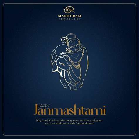 On Janmashtami, we are reminded of Krishna's teachings that following the path of righteousness and love leads to a fulfilling life. Happy Janmashtami! . . . #krishna #janmashtami #festival #post #ads #socialmediapost #marketing #social #lord #jewellerypost #jewelers # Janmashtami Creative Ads Post, Janmashtami Social Media Post, Janmashtami Ads, Janmashtami Creatives, Janmashtami Creative Post, Janmashtami Creative Ads, Janmashtami Post, Janmashtami Creative, Happy Krishna Janmashtami