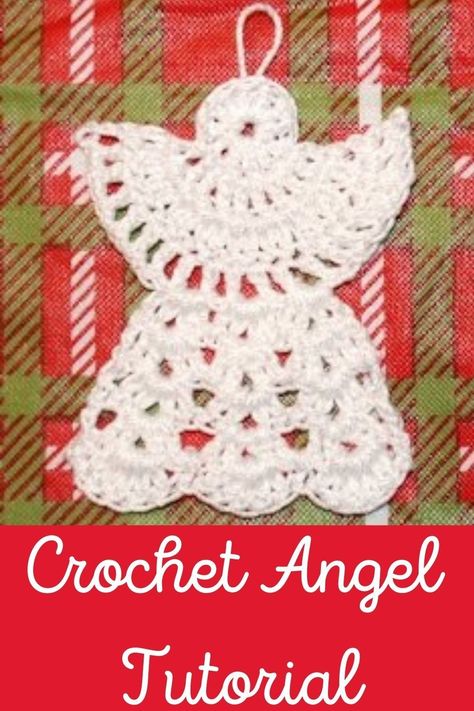 Crochet Angel Ornament, Crochet Angel Pattern, Crochet Christmas Ornaments Free, Crochet Angels, Ornament Designs, Crochet Angel, Applique Ideas, Creative Creations, Christmas Angel Ornaments