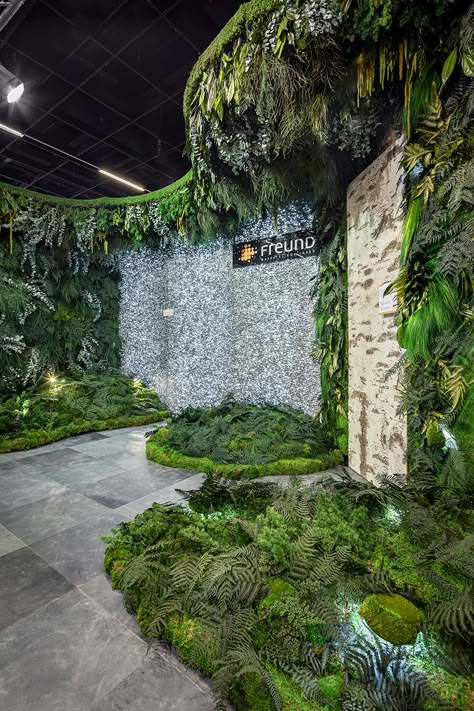 Pre Function Area, Enchanted Wedding Decor, Plant Installation, Museum Exhibition Design, Nature Museum, Wedding Backdrop Design, Lighting Showroom, Yves Rocher, Installation Design