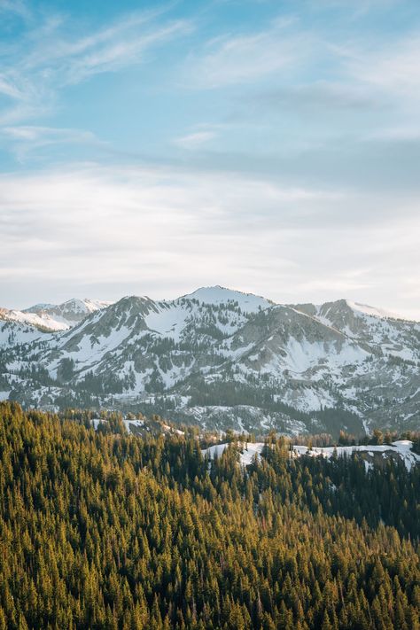 View of snowy mountains in the Wasatch Range of the Rocky Mountains, from Guardman's Pass, near Park City, Utah Utah Mountains Photography, Utah Mountains, The Rocky Mountains, Mountain Photography, Park City Utah, Hotel Motel, Posters Framed, Snowy Mountains, Image House