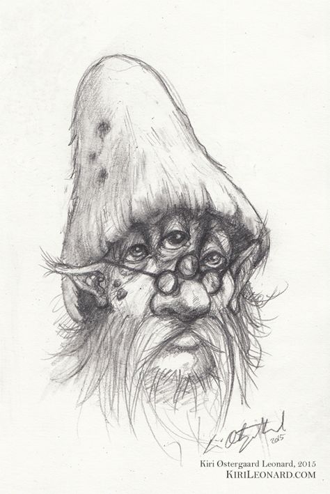 mr_bogglesworth by Kiri Østergaard Leonard Sketches Fantasy Drawing, Sketch Fantasy Art, Drawing Ideas Fantasy Sketch, Fantasy Drawings Pencil, Drawing Fantasy Art Sketches, Dark Fairy Drawing, Dark Fantasy Drawings, Fantasy Drawing Ideas, Fantasy Sketchbook