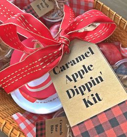 Caramel Apple Dippin' Kit Caramel Apple Kits, College Care Package Ideas, Care Package Ideas, Caramel Dip, Heath Bars, Quick Food, Apple Baskets, Apple Dip, Orange Candy