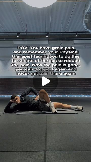 Ash - Physical Therapist, Personal Trainer and Sports Therapist on Instagram: "HOW TO GET RID OF GROIN PAIN This is an exercise against groin pain that can help give groin pain relief and in the end get rid of groin pain. Remember ti combine the exercise with deloading and potentially other exercises too #groinpain #groinpainrelief #groinpainfix #groinexercise #physio #physicaltherapy" Groin Pain Relief Women, Groin Stretches For Pain, Sports Therapist, An Exercise, Physical Therapist, In The End, Nerve, Physical Therapy, Personal Trainer