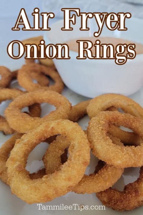 Onion Rings In Air Fryer, Bloomin Onion Sauce, Cook In Air Fryer, Frozen Onion Rings, Delicious Instant Pot Recipes, Onion Rings Recipe, Air Fryer French Fries, Air Fryer Foods, Onion Ring