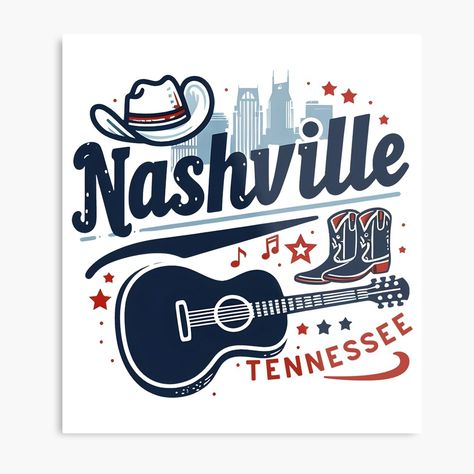 Get my art printed on awesome products. Support me at Redbubble #RBandME: https://www.redbubble.com/i/metal-print/Nashville-Tennessee-Skyline-Country-Music-by-HowToCanadian/165488588.0JXQP?asc=u Country Music Poster, Nashville Tennessee, Music Poster, Word Art, Country Music, Nashville, Tennessee, Metal Prints, Awesome Products