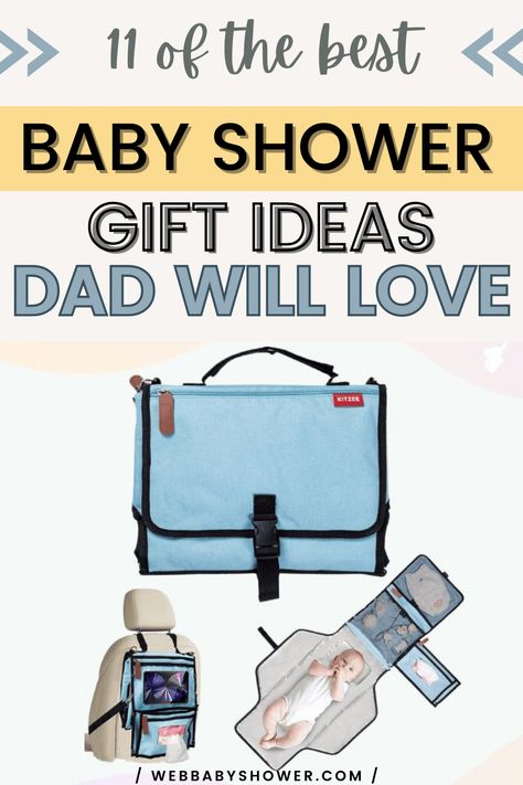 Navigate through our exclusive collection of 11 remarkable baby shower gifts that new dads will absolutely love! From thoughtful keepsakes to practical aids for parenthood, we've handpicked gifts that will thrill him and make his parenting journey easier. Discover the best baby shower gifts for the soon-to-be-dads and surprise them with your thoughtfulness! Baby Shower Ideas For Dad To Be, Baby Shower For Dad To Be, Baby Shower For Dads, Baby Shower Gifts For Dad, Dad Baby Shower Gift, Funny Baby Shower Gifts, First Time Dad Gifts, Thoughtful Baby Shower Gifts