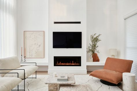 Manifesting House, Rawson Homes, Reno Tips, House Finishes, House Aesthetics, Three Birds Renovations, Three Birds, Hamptons Style, Home Fireplace