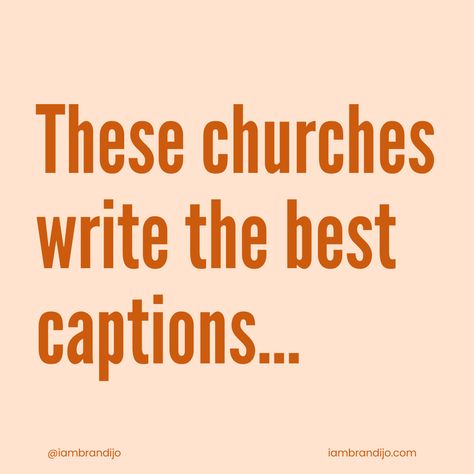 Infographic: These churches write the best captions by iambrandijo. Sunday Church Captions Instagram, Christian Social Media Posts, Church Invite Social Media, Church Captions Instagram, Church Content Ideas, Church Graphic Design Social Media, Church Social Media Graphics, Church Social Media Posts Ideas, Best Photo Captions