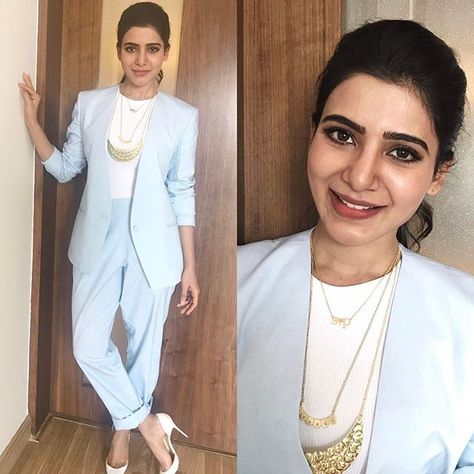 Suit by @mintblushdesigns   Chains @dhora_india   Initial chain @einaahluwalia   Styled by @jukalker @6shweta  for an event  #sustainableclothing Sonam Kapoor Wallpapers, Ads Banner Design, Shoes Png, Samantha Akkineni, Samantha Ruth Prabhu, Ads Banner, Cc Shoes, Samantha Pics, Samantha Ruth