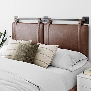 Mounted Headboard, Floating Headboard, Wall Mounted Headboards, Youth Rooms, Nathan James, Modern Headboard, Queen Size Headboard, Headboard Cover, Leather Headboard