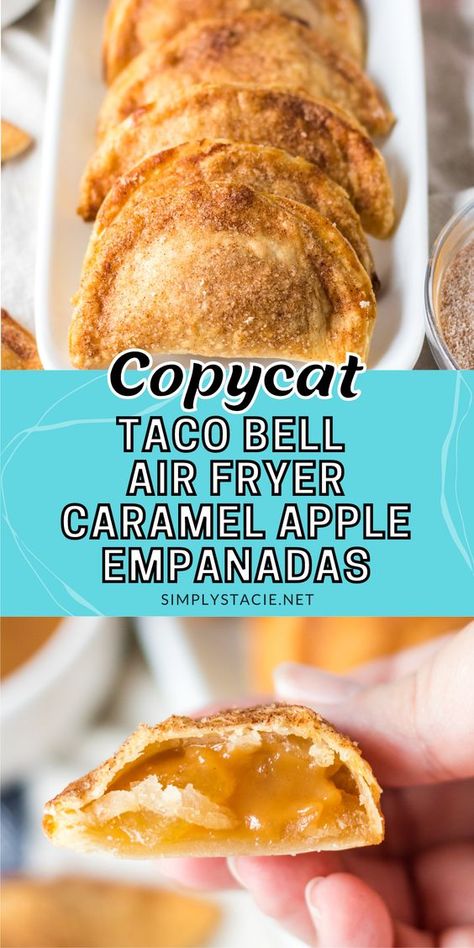 Apple Empanadas Taco Bell, Carmel Apple Empanada Taco Bell, Copycat Taco Bell Caramel Apple Empanada, Mini Apple Dumplings With Pie Crust, Taco Empanadas Easy, Carmel Apple Empanada, Taco Bell Apple Empanada Recipe, Caramel Apple Pastries, Copycat Recipes Taco Bell