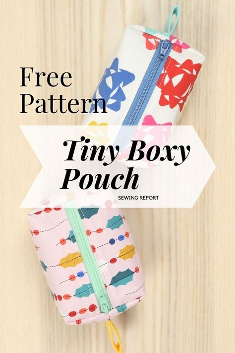 Boxy Pouch, Boxy Bags, Holiday Sewing, Pouch Sewing, Memory Crafts, Pouch Tutorial, Pouch Pattern, Handmade Holiday, Sewing Project