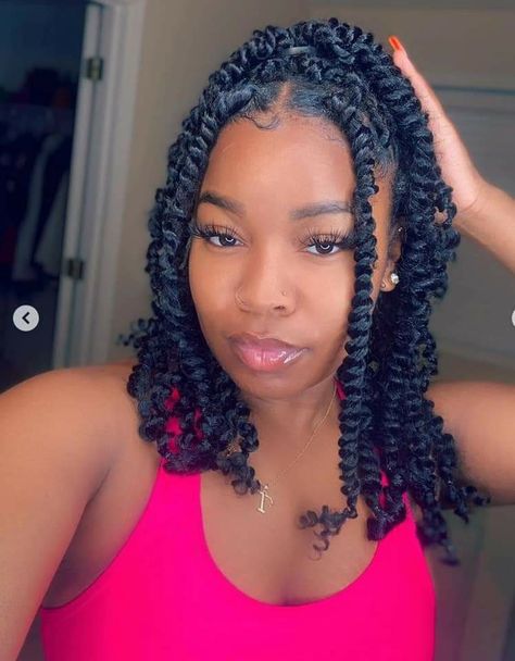 Box Braids Hairstyles For Black Women, Cute Braided Hairstyles, Twist Braid Hairstyles, Hair Twist Styles, Braided Hairstyles For Black Women, Crochet Hair, Twist Braids, Box Braids Hairstyles, Braids For Black Hair