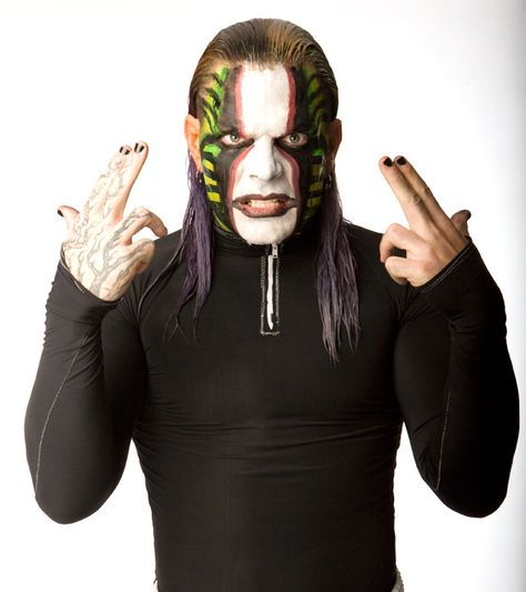 Jeff Hardy Jeff Hardy Face Paint, Green Face Paint, Wwe Jeff Hardy, Wrestling Gear, Jeff Hardy, Hey Man, Wrestling Superstars, Wwe News, Wwe Photos