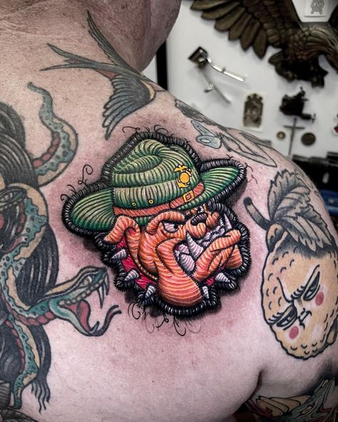 C.J. Ugarte | Marine Corps, Bulldog, Embroidered Patch Tattoo @thankyoucotattoo Swipe to see up close video, and picture, with no editing, just a CPL… | Instagram Marines Tattoo, Patch Tattoos, Embroidered Tattoo, Patch Tattoo, Marine Tattoo, Tattoo Design Book, Design Book, S Tattoo, Marine Corps