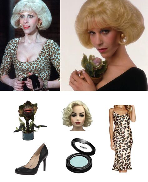 Orin Scrivello X Seymour, Audrey Little Shop Of Horrors Costume, Audrey 2 Puppet, Audrey Little Shop Of Horrors, Little Shop Of Horrors Musical, Seymour Krelborn, Blonde Short Wig, Little Shop Of Horrors Audrey, Light Blue Eyeshadow