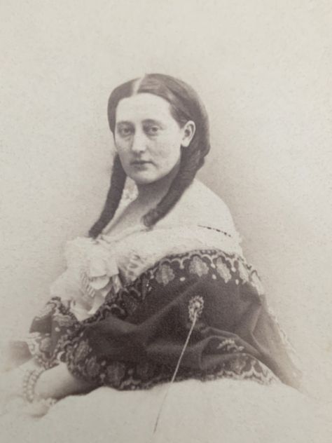 1860s Her Imperial Highness Princess Wilhelm of Baden née Princess Maria Maximilianovna of Leuchtenberg by ?. From tumblr.com/tagged/1860s; removed spots throughoutimage with Photoshop. Louise Duchess Of Argyll, Duchess Of Argyll, 1870s Photos, Maude Fealy, Queen Victoria's Daughters, Queen Victoria Family, Queen Victoria Prince Albert, Princess Louise, John Brown