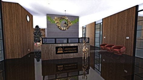 ABERNATHY LAW FIRM & CO. ⚖️ | Sierra The Simmer Sims 4 Lawyer Office, Sims 4 Law Firm, Sims Office Cc, Sims 4 Cc Lawyer, Sims 4 Office Building, Law Firm Building, Law Firm Office Design, Realistic Sims, Sims4 Accessories