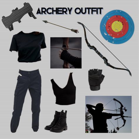 Archery Aesthetic Outfit, Archery Outfit Women Sports, Sports Attire For Pageant, Archery Outfit Women, Archery Aesthetic Modern, Archery Clothes, Archery Outfit, Archery Clothing, Archer Costume