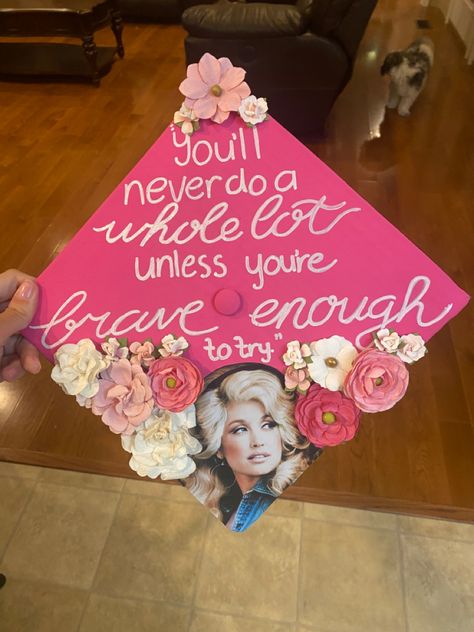 Dolly Graduation Cap, Dolly Parton Graduation Party, Dolly Parton Graduation Cap, Dance Graduation Cap, Senior Caps, Cosmetology Graduation, Graduation Things, Kindergarten Graduation Gift, Senior Things