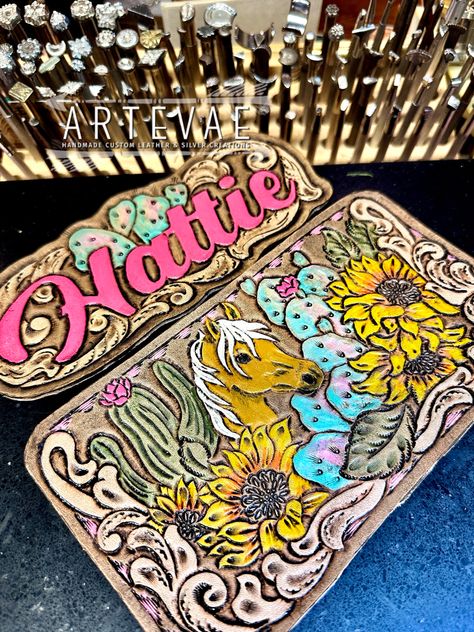 Diaper bag patches by ArteVae Tooled Leather Diaper Bag, Leather Diaper Bag, Bag Patches, Diaper Bags, Tooled Leather, Leather Silver, Leather Patches, Custom Leather, Leather Tooling