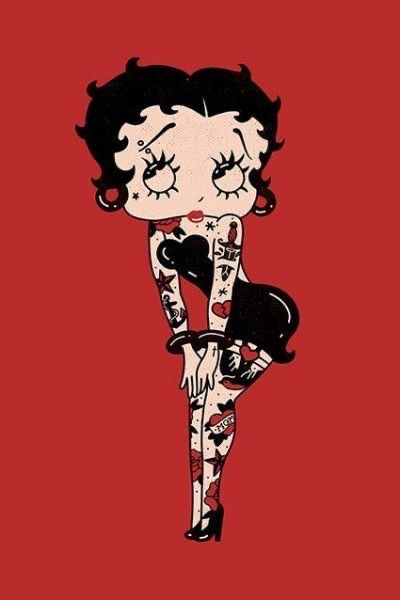 Tattoos Betty Boop, Betty Boop Tattoo Ideas, Betty Boop Tattoo, Betty Boop Tattoos, Betty Boop Cartoon, Tumblr Posts, Betty Boop, Tattoo Ideas, Modern Design