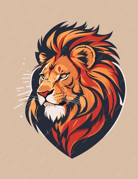 Premium Vector | A mascot logo of lion Lion Mascot, Mascot Logo, Stationery Templates, Business Card Maker, Flyer Maker, Poster Maker, Poster Invitation, Presentation Template Free, Pattern Drawing