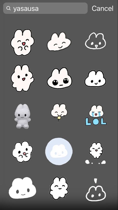 yasausa Cute Stickers For Instagram, Stickers For Instagram, 헬로키티 배경화면, Instagram Code, Graduated Bob Haircuts, Chin Length Haircuts, Instagram Animation, Graduated Bob, Bios Para Instagram