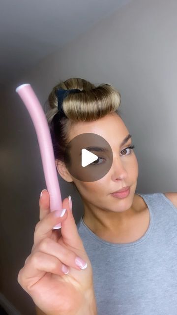 How To Use Satin Hair Curler, How To Use Hair Rods, Heartless Curling Rod Tutorial, Heartless Curling Rod, How To Make Your Curls Tighter, Curling Rods Tutorial, Satin Curling Rod, Heartless Curl Rod, Flexible Curling Rods