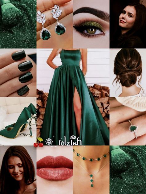 Emerald Green Dress Makeup Ideas Prom, Hunter Green Dress Makeup Ideas, Makeup To Go With Dark Green Dress, Make Up Looks For Emerald Dress, Hunter Green Dress Makeup, Make Up For Emerald Dress, Make Up To Go With Emerald Green Dress, Emerald Green Bridesmaid Makeup, Makeup For Hunter Green Dress