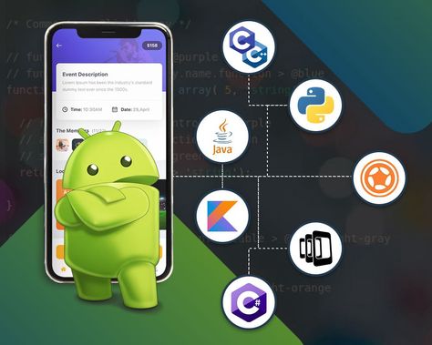 7 Top Programming Languages For Android App Development Programing Language, Android Programming, Computer Science Programming, Business Logic, Writing Code, Android Studio, Build An App, Android App Development, Easy Learning