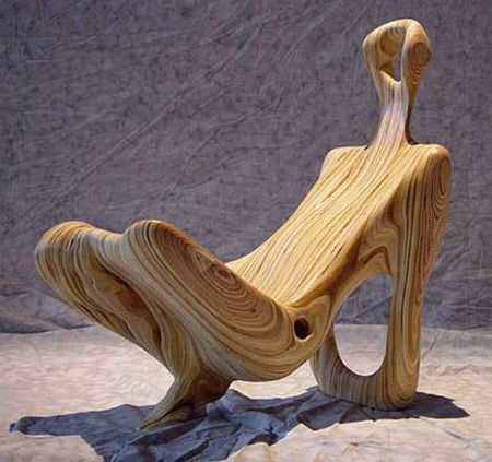 40 Of The Most Unusual and Bizarre Furniture Designs You Have Ever Seen Unusual Furniture, Into The Wood, Unique Chair, Funky Furniture, Creative Furniture, Into The Woods, Cool Ideas, Cool Chairs, Solid Wood Furniture