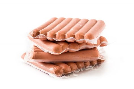 Premium Photo | Packaged sausages isolated on white Sausages Packaging, Smoked Sausages, Regular Show, Smoked Sausage, Sausages, Side View, Premium Photo, Apple Pie, Hot Dogs